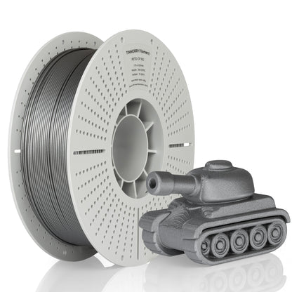 Carbon Fiber PETG 3D Printer Filament 1.75mm, 1 KG, Quicksand Silver