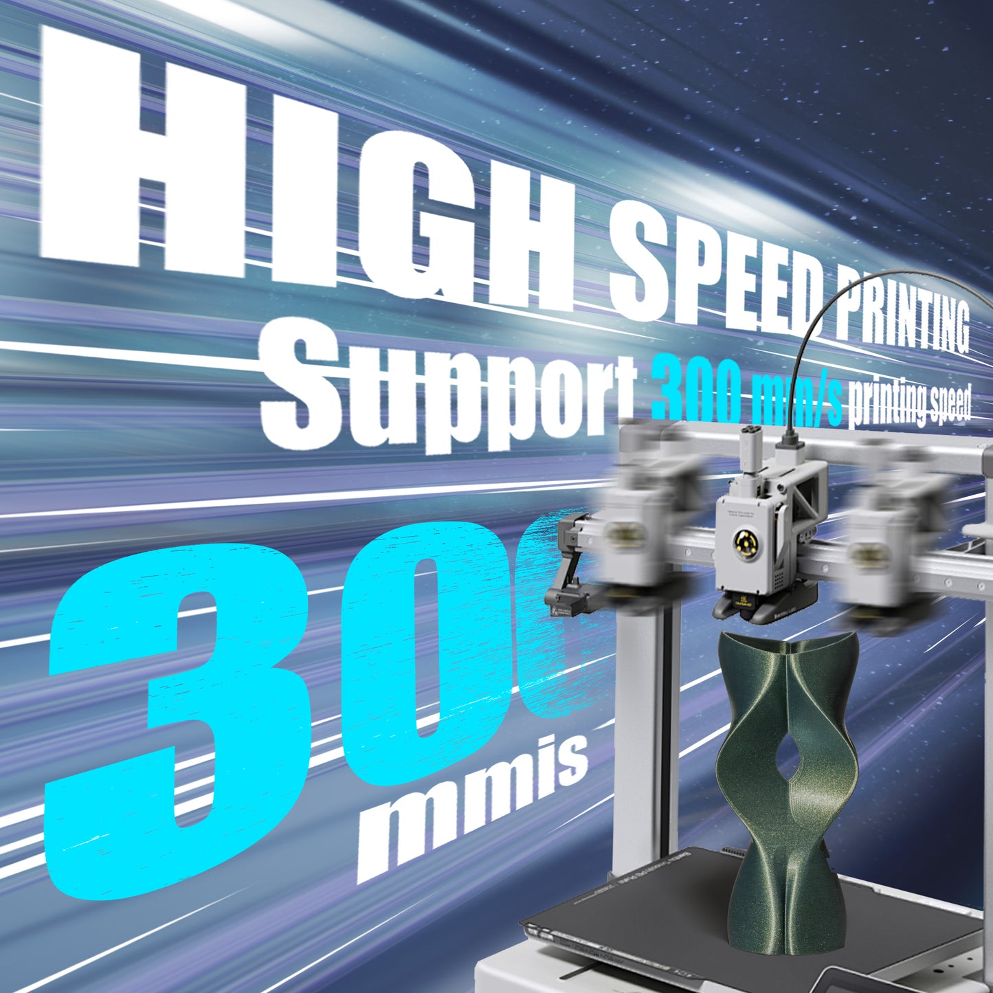 TINMORRY PLA-Filament 1,75 mm, 3D-Drucker-Filament, Maßgenauigkeit +/- 0,03 mm, 1 kg Spule, kompatibel mit Bambu FDM 3D-Drucker, Galaxy Green