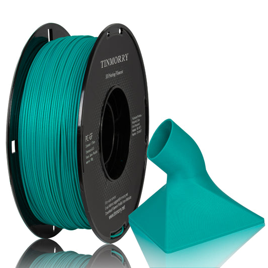 Glass Fiber PC 3D Printer Filament 1.75mm, 1 KG, Turquoise blue