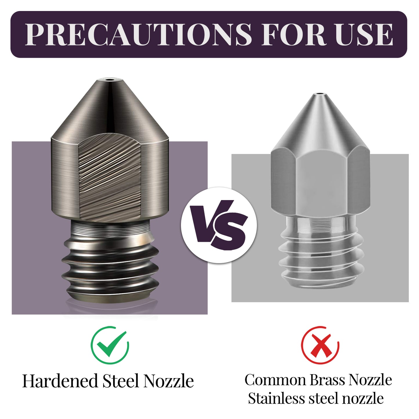 Carbon Fiber PETG 3D Printer Filament 1.75mm, 1 KG, Violet