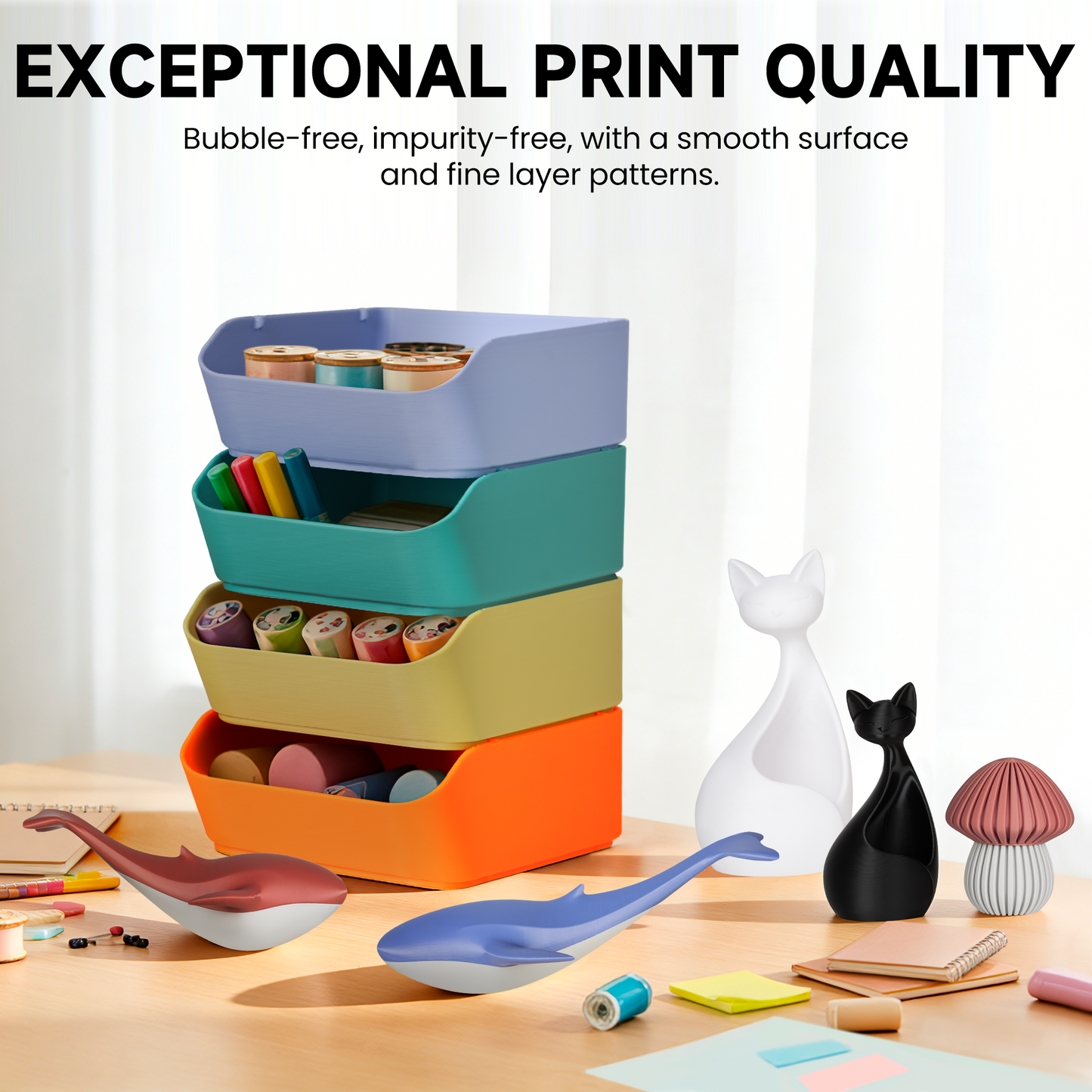 New Formula PLA  3D Printer Filament 1.75mm, 1 KG, Orange
