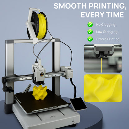 TINMORRY Matte PETG 3D-Druckfilament 1,75 mm, 1 kg, Mattesemantgrüne
