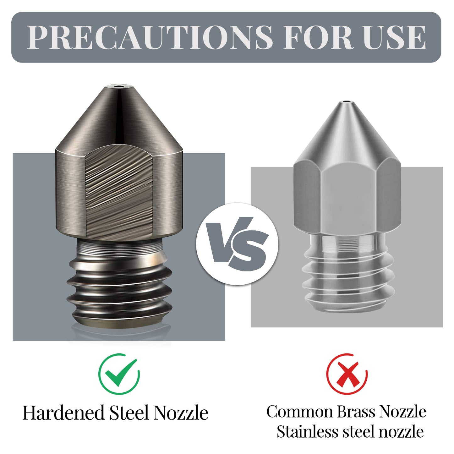 Carbon Fiber PETG 3D Printer Filament 1.75mm, 1 KG, Marble Grey