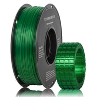 TINMORRY TPU 3D Printer Filament 1.75mm 1 KG - Transparent Emerald Green Shore Hardness 95A