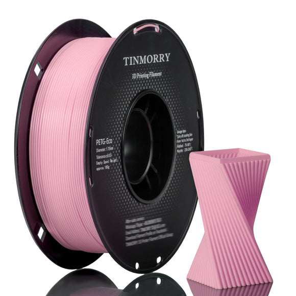 TINMORRY PETG Filament 1.75mm, Rapid PETG-Eco 3D Printing Filament, Compatible with Bambu Lab/Creality K1C / FLASHFORGE Adventurer 5M FDM 3D Printer, 1 KG 1 Spool, Sakura Pink