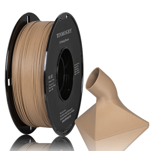Glass Fiber PC 3D Printer Filament 1.75mm, 1 KG, Apricot