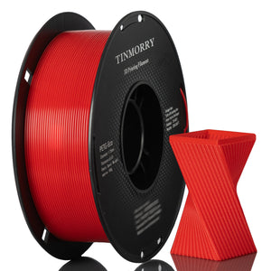 TINMORRY PETG Filament 1.75mm, Rapid PETG-Eco 3D Printing Filament, Compatible with Bambu Lab/Creality K1C / FLASHFORGE Adventurer 5M FDM 3D Printer, 1 KG 1 Spool, Dark Red