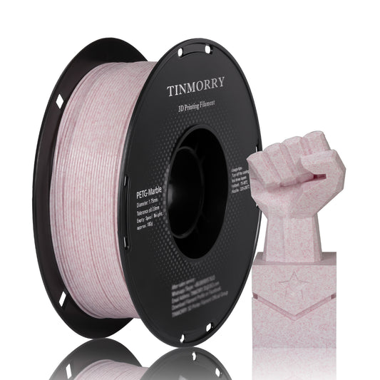 Marble PETG 3D Printer Filament 1.75mm, 1 KG, Marble Magic Pink