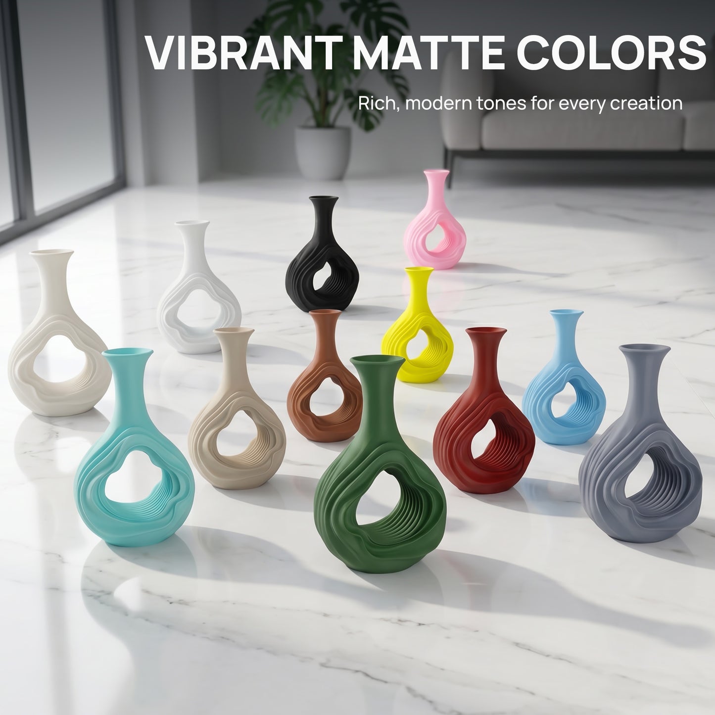 TINMORRY Matte PETG 3D-Druckfilament 1,75 mm, 1 kg, Mattesemantgrüne