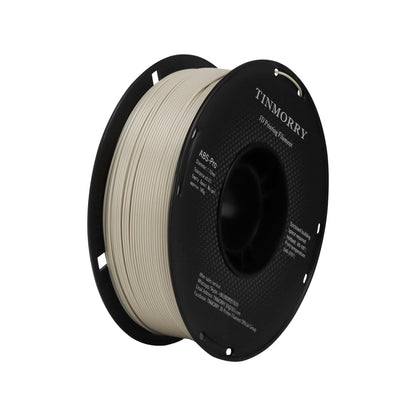 TINMORRY ABS Filament 1.75mm, ABS (Pro) 3D Drucker Filament 1KG, gute Hitzebeständigkeit, stark & haltbar, Maßgenauigkeit ±0.03mm, Warm Grau