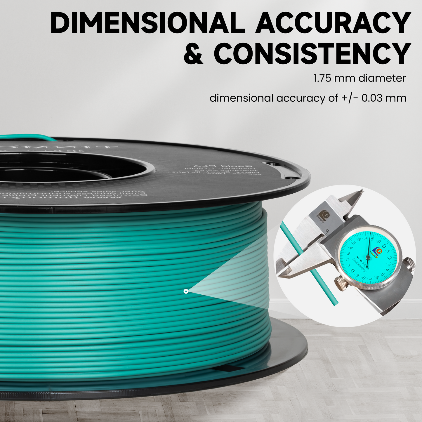 New Formula PLA  3D Printer Filament 1.75mm, 1 KG, Orange