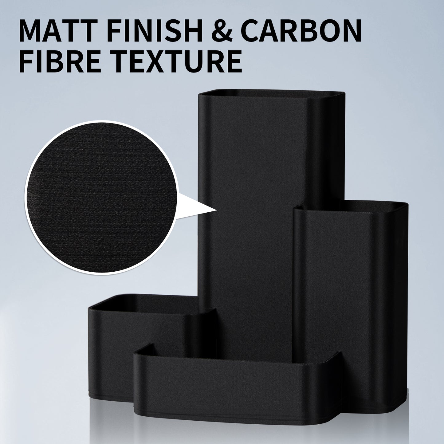 Carbon Fiber PP 3D Printer Filament 1.75mm, 700 G, Matte Black