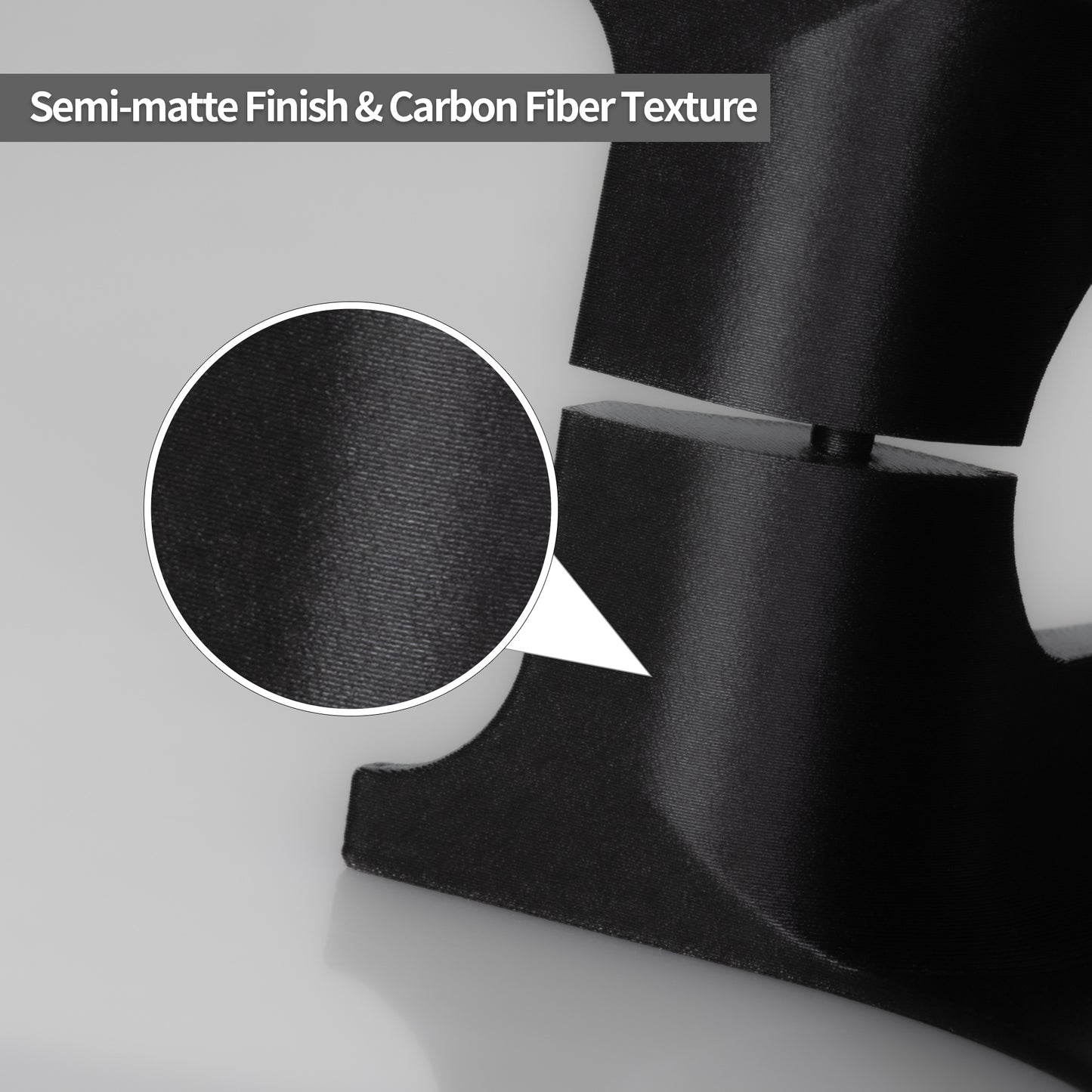 Carbon Fiber PETG-ECO 3D Printer Filament 1.75mm, 2 KG, Black