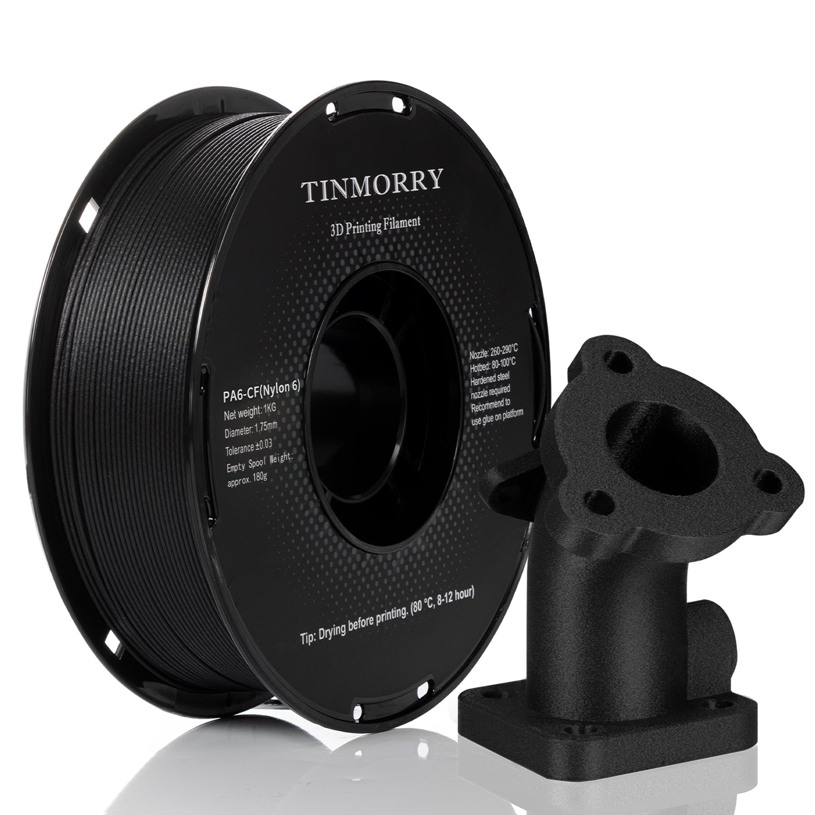 TINMORRY PA6-CF カーボンファイバー ナイロンフィラメント 1.75mm