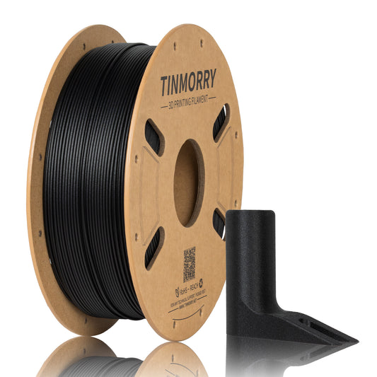 TINMORRY Glasfaserverstärktes PA6-Filament, 1 kg pro Spule, schwarz