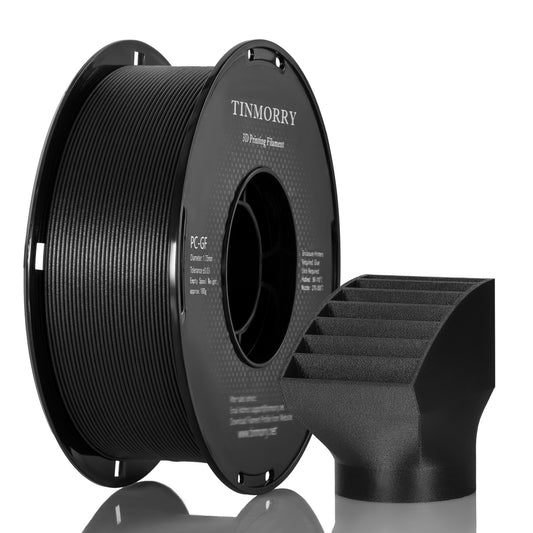 Glass Fiber PC 3D Printer Filament 1.75mm, 1 KG, Frosted Black
