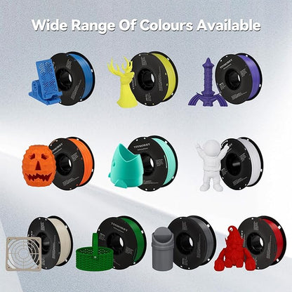 TINMORRY ABS Filament 1.75mm, ABS (Pro) 3D Drucker Filament 1KG, gute Hitzebeständigkeit, stark & haltbar, Maßgenauigkeit ±0.03mm, Orange