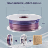 Silk Rainbow Filament 1.75 PLA, TINMORRY PLA Filament 1.75 mm, Filament-3D-Druckmaterialien, 1 KG 1 Spool, Cosmic Series