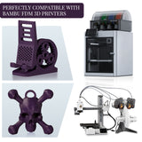 Carbon Fiber PETG Filament 1.75mm, TINMORRY PETG-CF 3D Printing Filament  for FDM 3D Printer, 1 KG 1 Spool, Violet