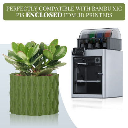 ASA 3D Printer Filament 1.75mm, 1 KG, Olive Green