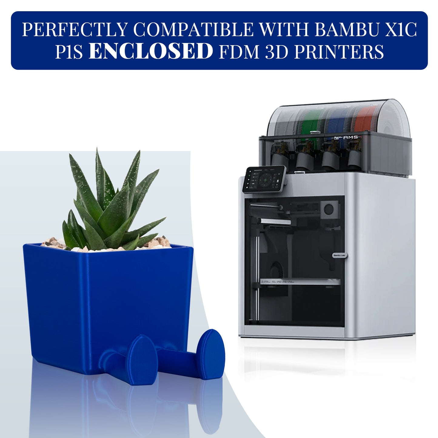 ASA 3D Printer Filament 1.75mm, 1 KG, Navy Blue