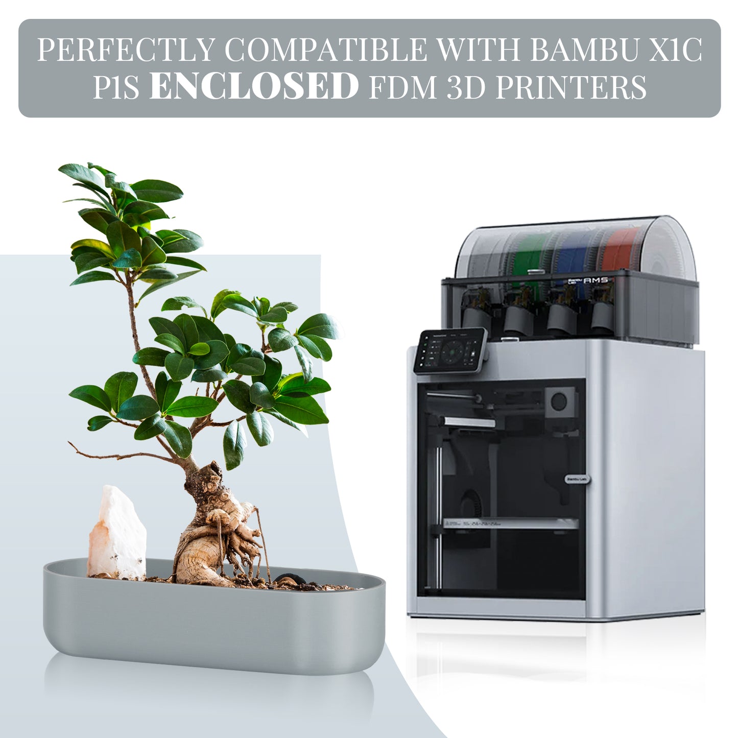 ASA 3D Printer Filament 1.75mm, 1 KG, Grey