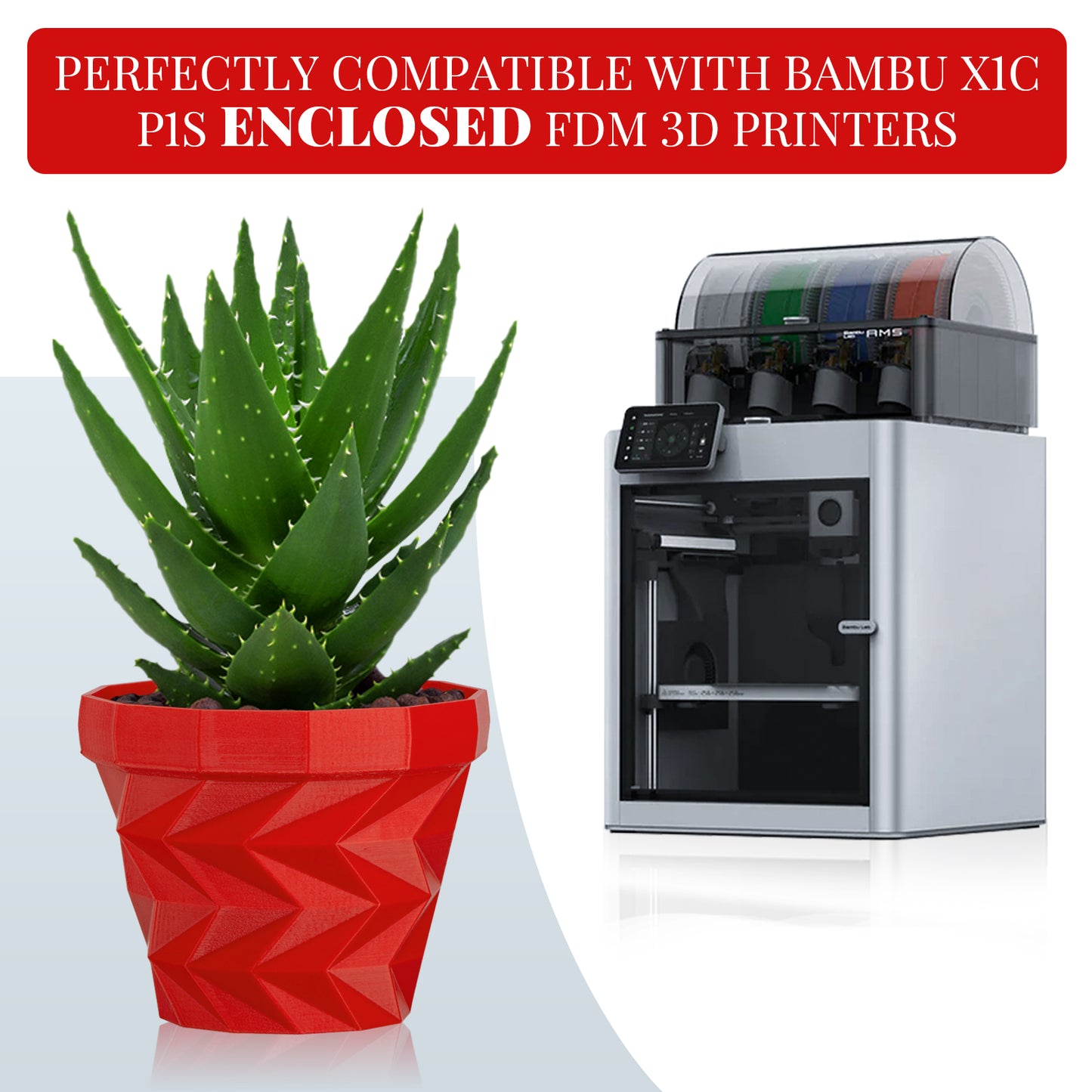 ASA 3D Printer Filament 1.75mm, 1 KG, Red