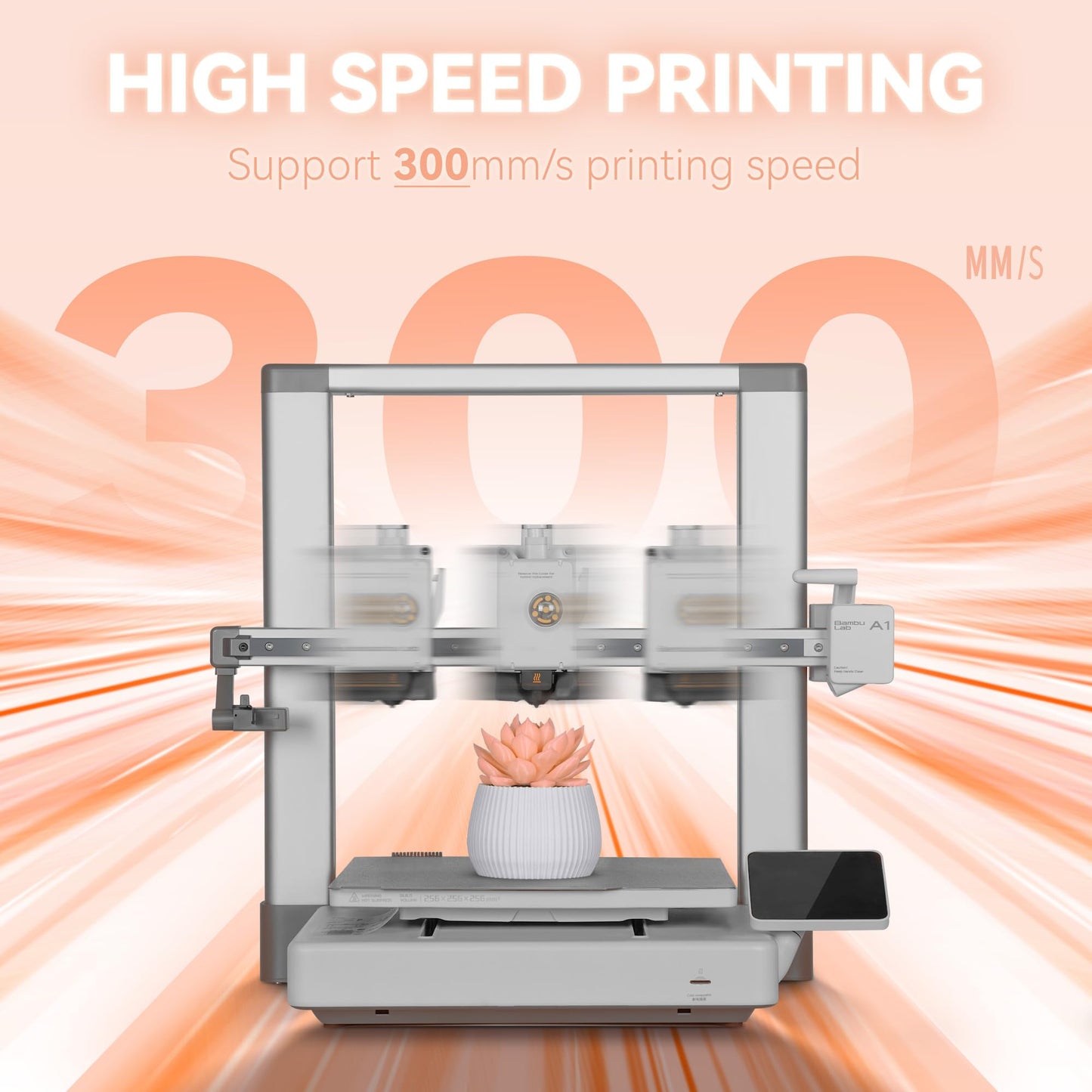 Glowing PETG 3D Printer Filament 1.75mm, 1 KG, Glow Light Orange