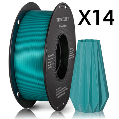 14 Rolls Glass Fiber PETG Filament, 1 KG 1 Spool