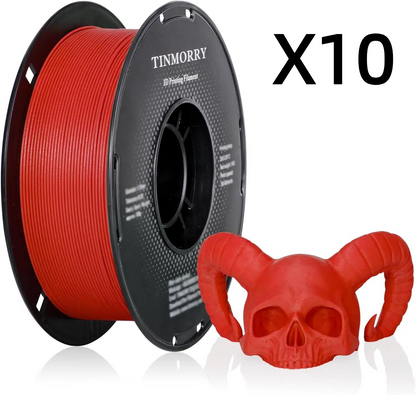 10 Rolls Glass Fiber PETG Filament, 1 KG 1 Spool