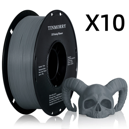 10 Rolls Value Pack & Save| Glass Fiber PETG Filament, 1 KG 1 Spool