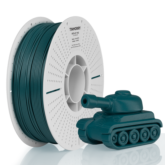 Carbon Fiber PETG 3D Printer Filament 1.75mm, 1 KG, Malachite Green