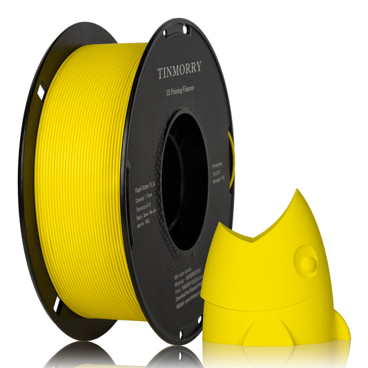 Matte PLA 3D Printer Filament 1.75mm, 1 KG, Matte Yellow