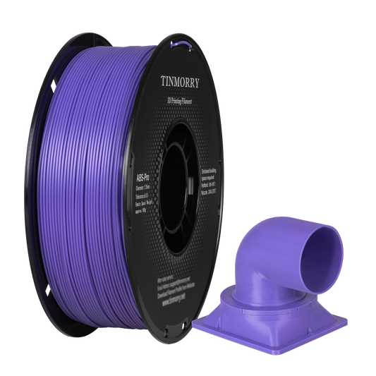 TINMORRY ABSフィラメント 1.75 mm、ABS (Pro) 3Dプリンター用フィラメント 1 kg、優れた耐熱性、強靭で耐久性あり、寸法精度 ±0.03 mm、紫色