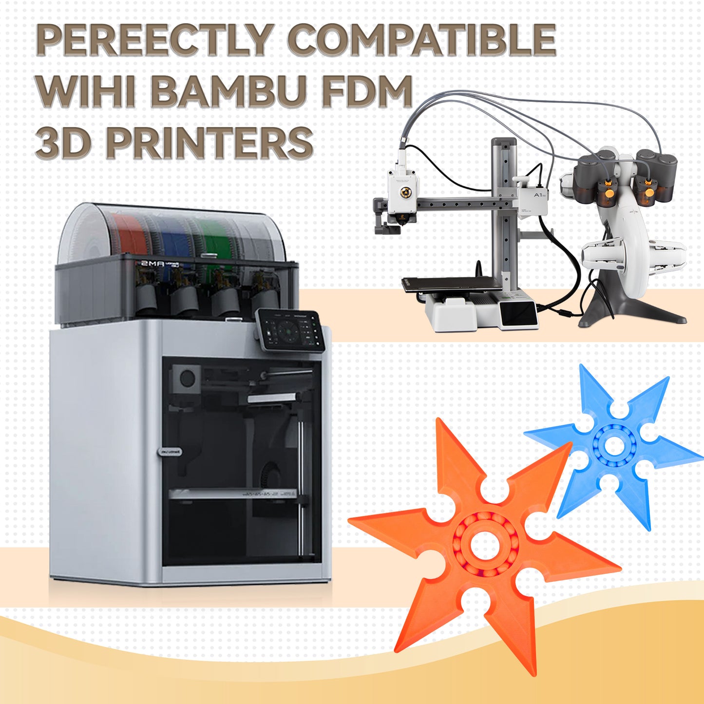 4 Rolls Value Pack & Save | PETG-ECO Filament, 1 KG 1 Spool, Bright Yellow+ Mint Green+ Sky Blue+ Orange