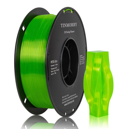 Rapid PETG-Eco 3D Printer Filament 1.75mm, 1 KG, Transparent Green