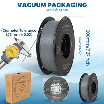 Rapid PETG-Eco 3D Printer Filament 1.75mm, 1 KG, Grey