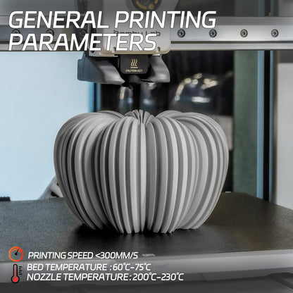 Matte PLA 3D Printer Filament 1.75mm, 1 KG, Matte Grey