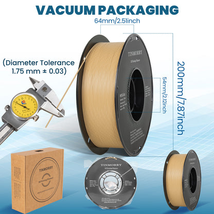 Rapid PETG-Eco 3D Printer Filament 1.75mm, 1 KG, Khaki