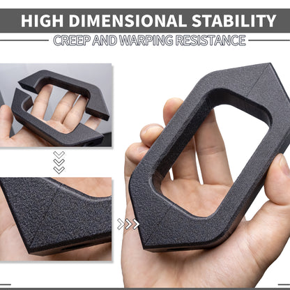 Glass Fiber PET 3D Printer Filament 1.75mm, 1 KG, Black