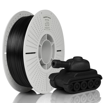Carbon Fiber PETG 3D Printer Filament 1.75mm, 1 KG, Black