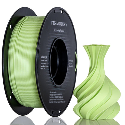 Matte PLA 3D Printer Filament 1.75mm, 1 KG, Matte Light Green