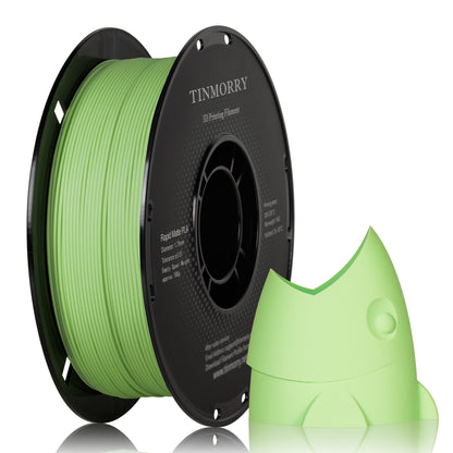 Matte PLA 3D Printer Filament 1.75mm, 1 KG, Matte Light Green