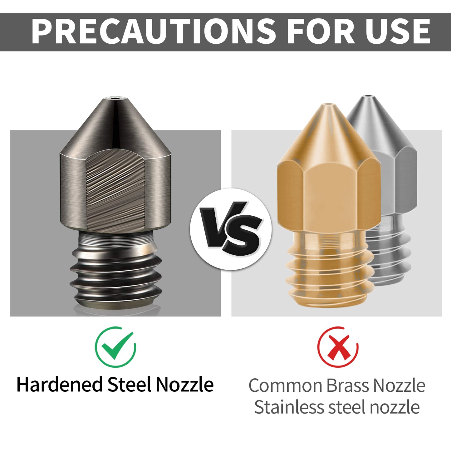 Glass Fiber PET 3D Printer Filament 1.75mm, 1 KG, Black