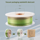 Silk Rainbow Filament 1.75 PLA, TINMORRY PLA Filament 1.75 mm, Filament-3D-Druckmaterialien, 1 KG 1 Spool, Macaron Rainbow