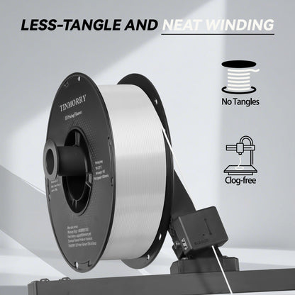 Silk PLA 3D Printer Filament 1.75mm, 1 KG, Silk White