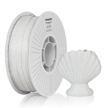 Marble ASA 3D Printer Filament 1.75mm, 1 KG, Light Grey