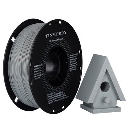 ASA 3D Printer Filament 1.75mm, 1 KG, Grey