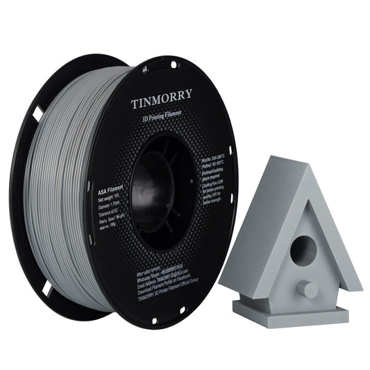 ASA 3D Printer Filament 1.75mm, 1 KG, Grey
