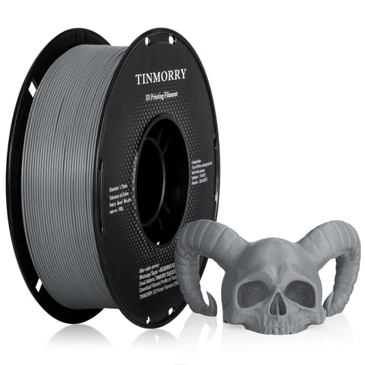 Glass Fiber PETG 3D Printer Filament 1.75mm, 1 KG, Frosted Grey